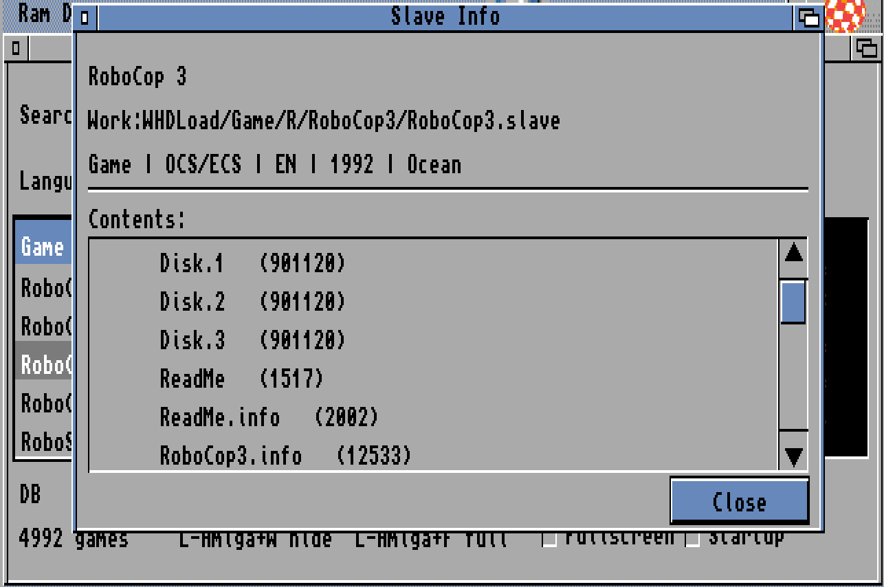 Slave info